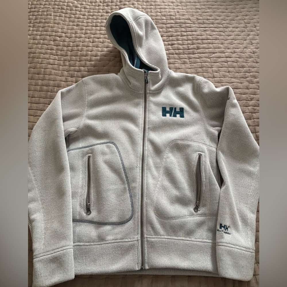 Helly Hansen Gray Green Jacket Size Small